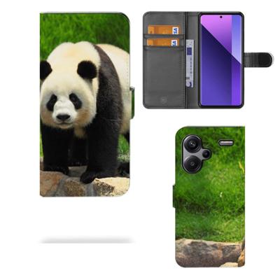 Xiaomi Redmi Note 13 Pro Plus | Telefoonhoesje | Met pasjeshouder | Panda Xiaomi Redmi Note 13 Pro Plus | Telefoonhoesje | Met pasjeshouder | Panda