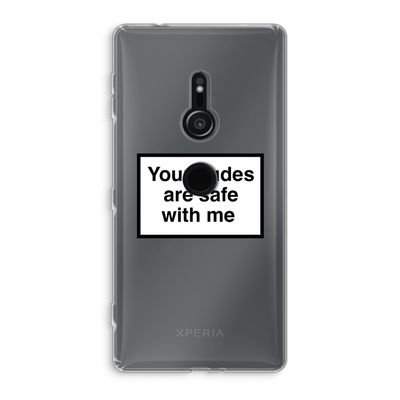 Safe with me: Sony Xperia XZ2 Transparant Hoesje