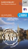 Wandelkaart - Topografische kaart 241 OS Explorer Map | Active Schrewesbury | Ordnance Survey