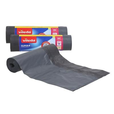 Vileda vuilniszakken / afvalzakken - extra sterk - 30x - 30 liter - grijs