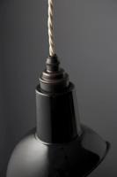 Industriele lamp Nostalgia lights zwart