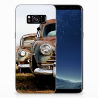 Samsung Galaxy S8 Siliconen Hoesje met foto Vintage Auto - thumbnail