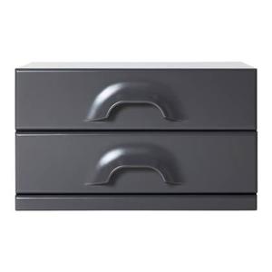 HKliving Chest Ladekast - 2 Lades - Charcoal