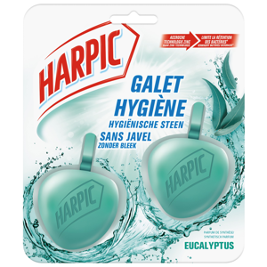 Harpic Harpic Hygiënische blok Anti-Kalk Eucalyptus - 2 stuks