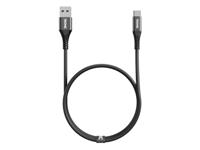 TRONIC Laadkabel 1 m (USB-A -USB-C zwart)
