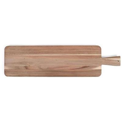 Maxi aperitiefplank - LIVOO - MES151 - FSC acaciahout - 75 x 19,5 cm - Houten poten