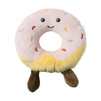 Knuffel donut - multikleur - ø16 cm Knuffel donut - multikleur - ø16 cm