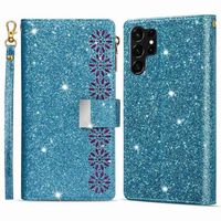 Starlight Series Samsung Galaxy S23 Ultra 5G Portemonnee Hoesje - Blauw - thumbnail