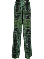 VETEMENTS pantalon Cyber Fluid à coupe ample - Noir