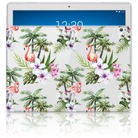 Lenovo Tab P10 Back Case Flamingo Palms