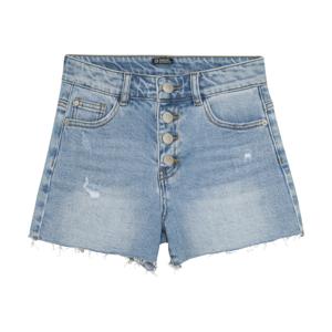 Indian Blue Jeans Zomer jeans short meisjes - licht blauw - damaged - wide fit