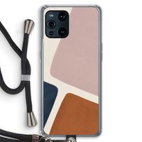Geo #2: Oppo Find X3 Transparant Hoesje met koord