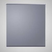 VidaXL Rolgordijn verduisterend grijs 100 x 175 cm