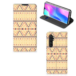 Xiaomi Mi Note 10 Lite Hoesje met Magneet Aztec Yellow