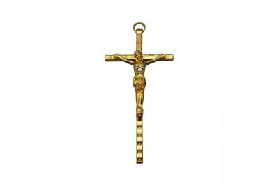 Goudkleurig Kruis (5.5 x 1 x 11 cm)