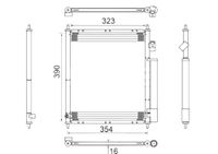 Condensor, airconditioning AC387000S