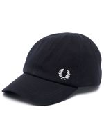 Fred Perry casquette en coton à logo brodé - Bleu - thumbnail