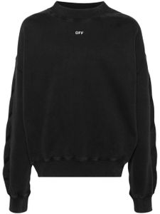 Off-White sweat S.Matthew en coton - Noir