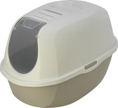 Moderna kattentoilet Smart Cat warmgrijs/wit - Gebr de boon