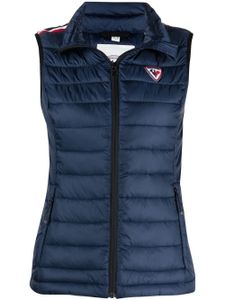 Rossignol gilet matelassé à col montant - Bleu