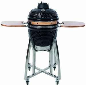 BBGrill: Keramische Kamado Barbecue ø46,5 cm - Zwart