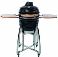 BBGrill: Keramische Kamado Barbecue ø46,5 cm - Zwart - thumbnail