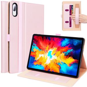 Luxe stand flip sleepcover hoes - Lenovo Tab P11 Pro - Roze Goud
