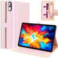 Luxe stand flip sleepcover hoes - Lenovo Tab P11 Pro - Roze Goud