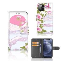 Apple iPhone 12 Mini | Telefoonhoesje | Met pasjeshouder | Bird Standing