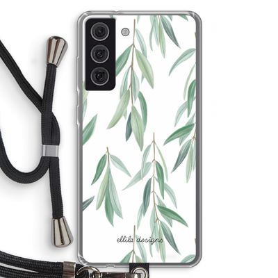 Branch up your life: Samsung Galaxy S21 FE Transparant Hoesje met koord