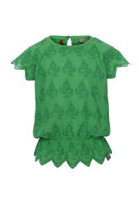 LOOXS Little Meisjes top broderie - Clover groen