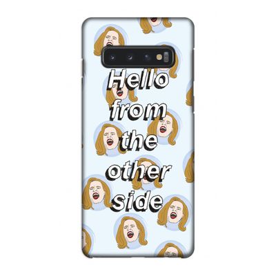 Hello: Samsung Galaxy S10 4G Volledig Geprint Hoesje
