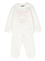 Moschino Kids survêtement à motif Teddy Bear brodé - Blanc