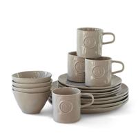 Riviera Maison Portofino Dinnerware set 16 flax
