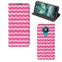 Nokia 3.4 | Hoesje met Magneet | Waves Pink