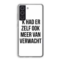 Meer verwacht: Samsung Galaxy S21 FE Transparant Hoesje