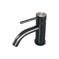 Brauer Gunmetal Edition Fonteinkraan opbouw - uitloop 11.5cm - PVD - geborsteld gunmetal 5-GM-006 Brauer Gunmetal Edition Fonteinkraan opbouw - uitloop 11.5cm - PVD - geborsteld gunmetal 5-GM-006