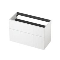 INK - Onderkast 2L A-sym Gelakt Gefr. Front - 1000x450x650 Mm - Mat Wit