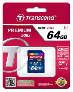 Transcend Premium 400 SDXC-kaart Industrial 64 GB Class 10, UHS-I