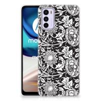 Motorola Moto G42 | TPU Case | Black Flowers
