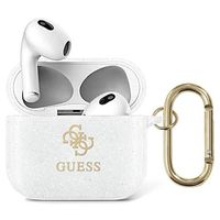 Guess 4G Glitter Collection AirPods 3 TPU Case - Doorzichtig