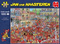 Jan van Haasteren – La Tomatina Puzzel 1000 Stukjes - thumbnail