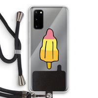 Raketijsje: Samsung Galaxy S20 Transparant Hoesje met koord