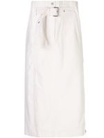 3.1 Phillip Lim jupe mi-longue à taille ceinturée - Blanc