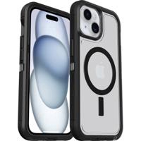 Otterbox Defender XT Backcover Apple iPhone 15, iPhone 14, iPhone 13 Transparant, Zwart MagSafe compatible - thumbnail