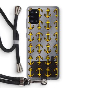 Musketon Anchor: Samsung Galaxy A31 Transparant Hoesje met koord