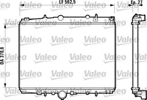 Valeo Radiateur 732598