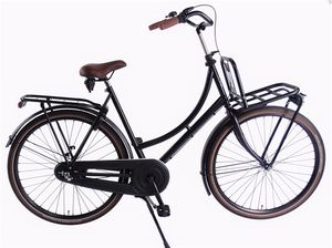 Aldo 28 inch omafiets cargo 57cm 3v mat zwart