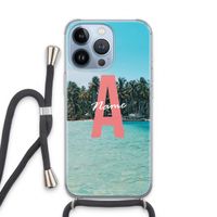 Pacific Dream: iPhone 13 Pro Transparant Hoesje met koord