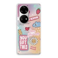 Positivity: Huawei P50 Pro Transparant Hoesje
